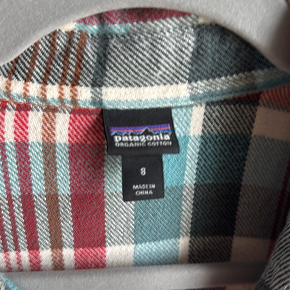 Patagonia X Common Threads Organic Cotton Midweight Fjord Flannel Shirt, Size 8 - Picture 4 of 6